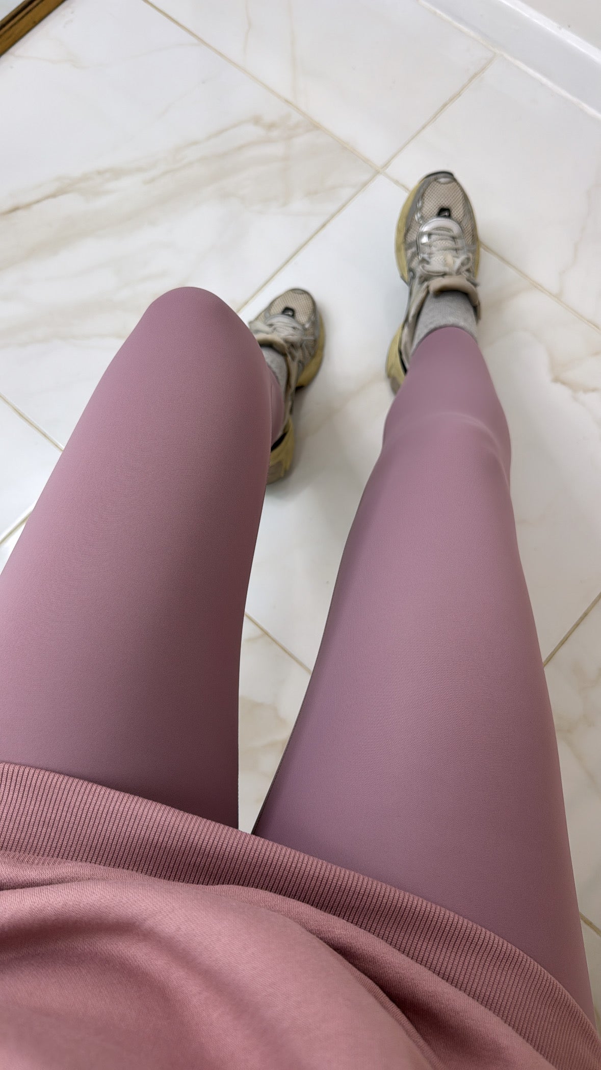 MIA mauve high waisted gym leggings