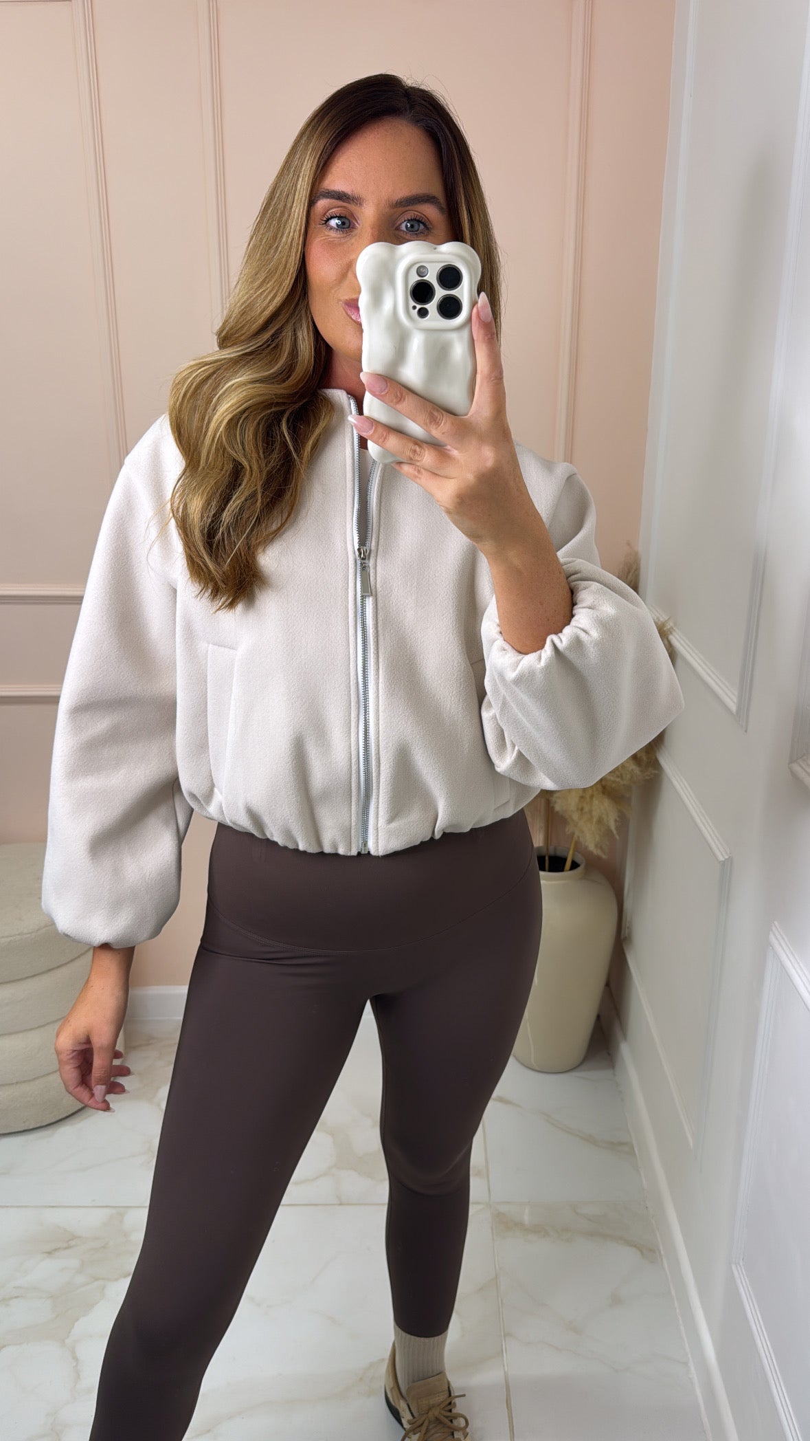 NIKKI stone bomber jacket