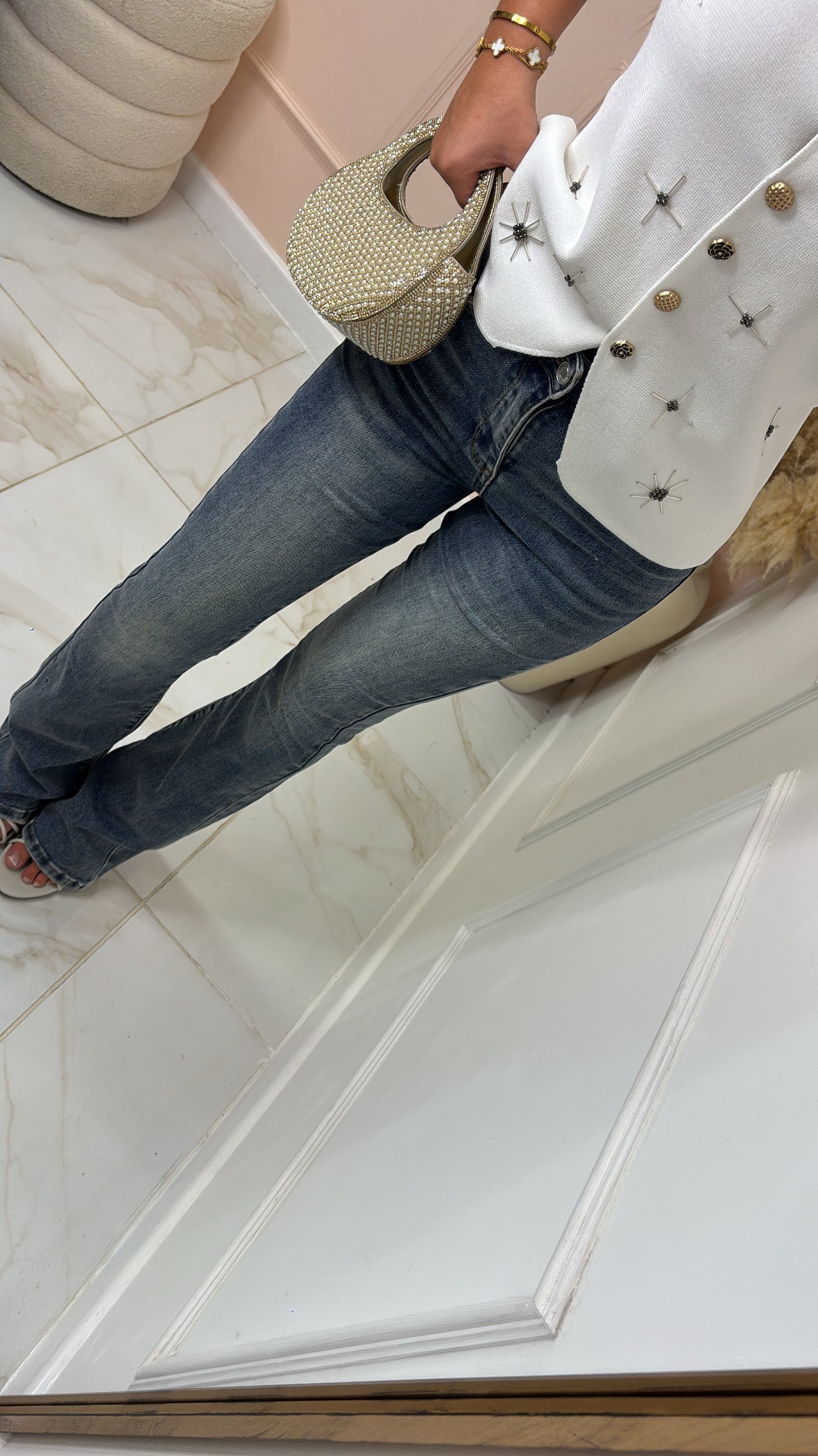 FREYA vintage blue flared denim jeans