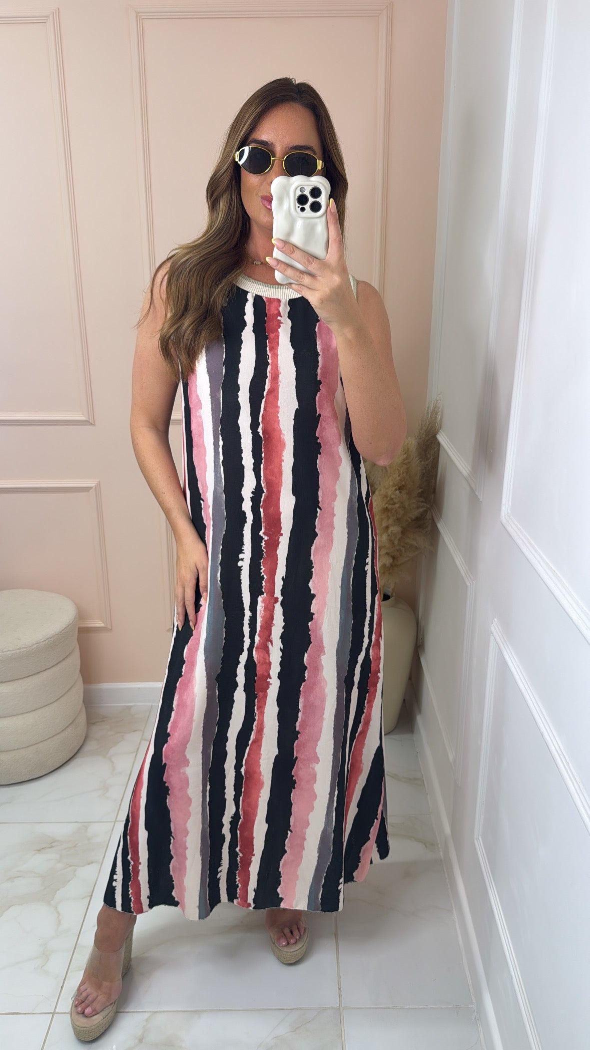 ISABELLA tie dye maxi dress