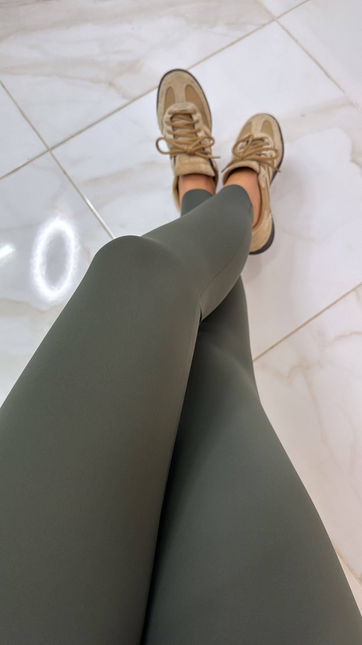 ROMEE khaki high waisted buttery soft leggings
