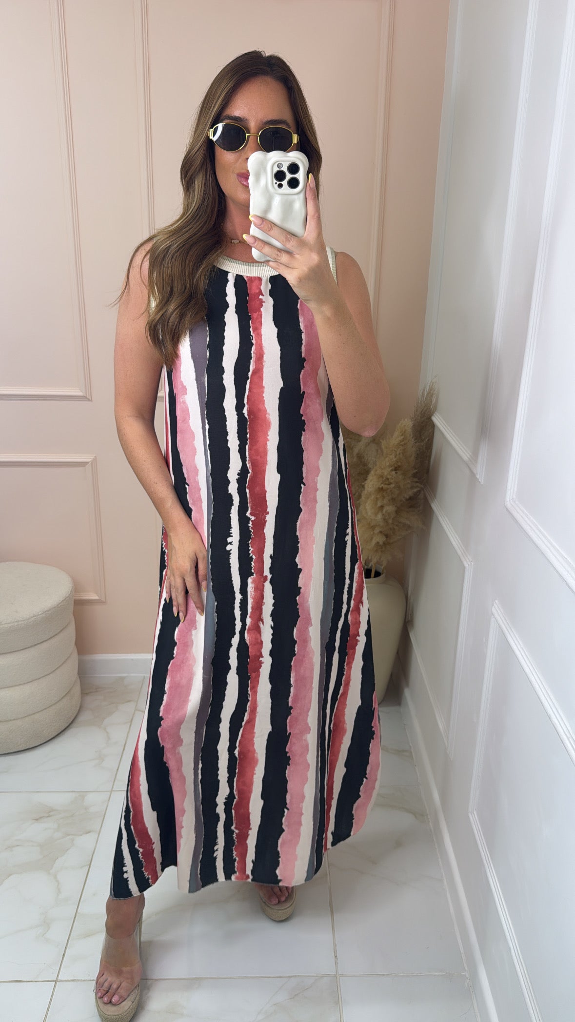 ISABELLA tie dye maxi dress