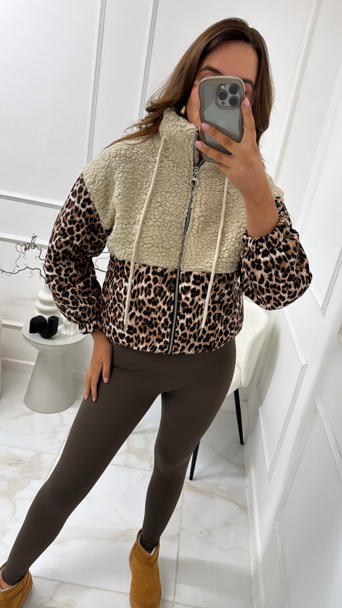 MIA brown high waisted gym leggings