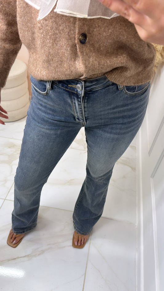 FREYA vintage blue flared denim jeans