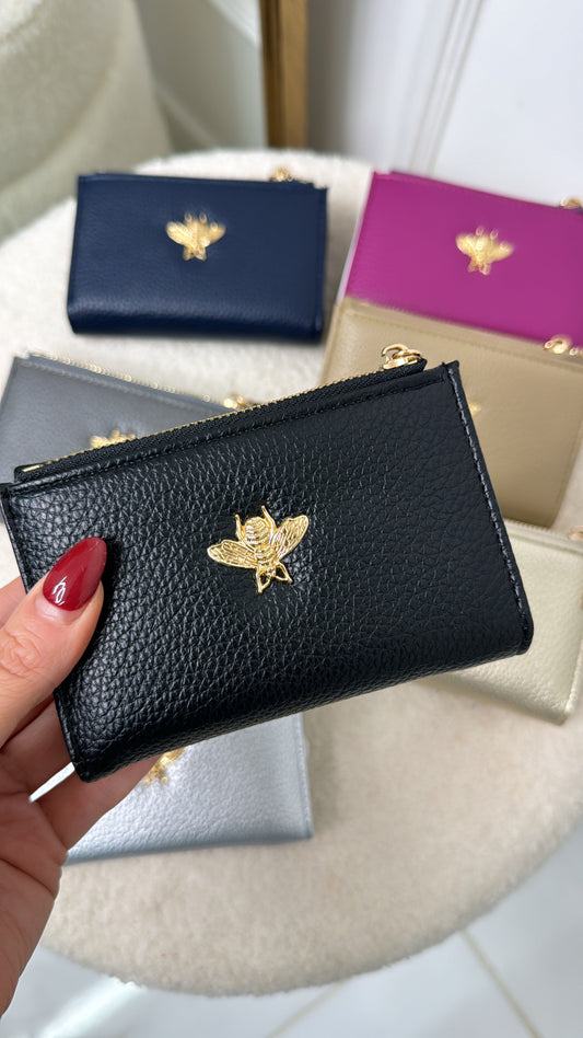 BRIELLE black bee purse