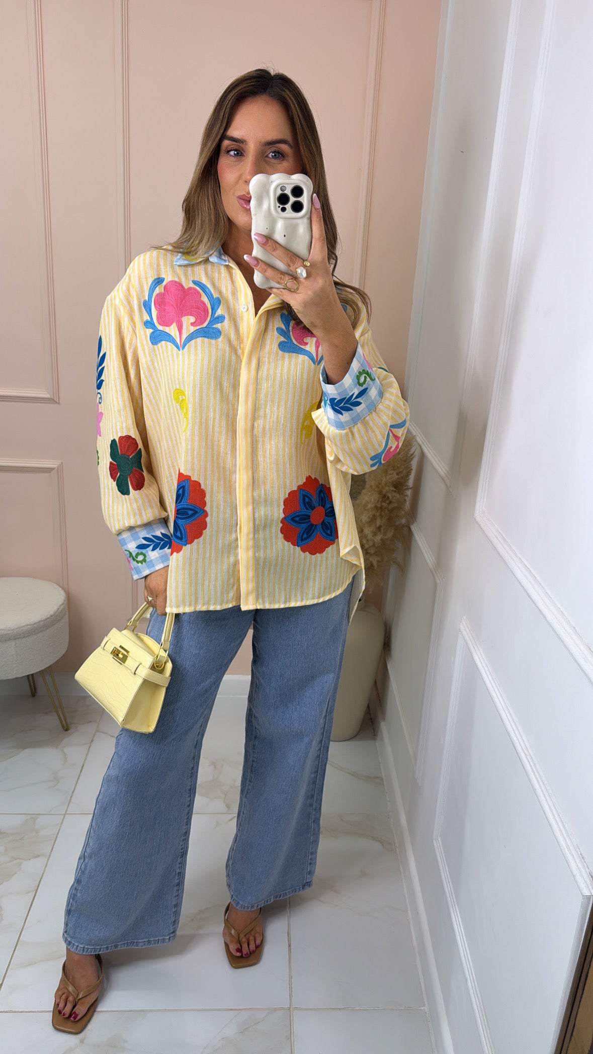 GRACE lemon printed shirt