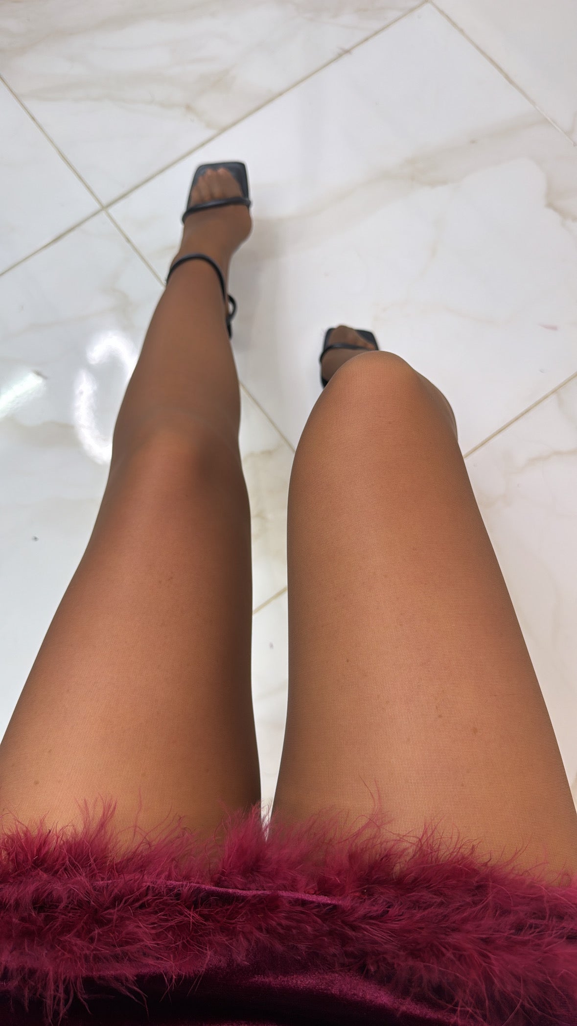 ADELA skin colour sheer tights