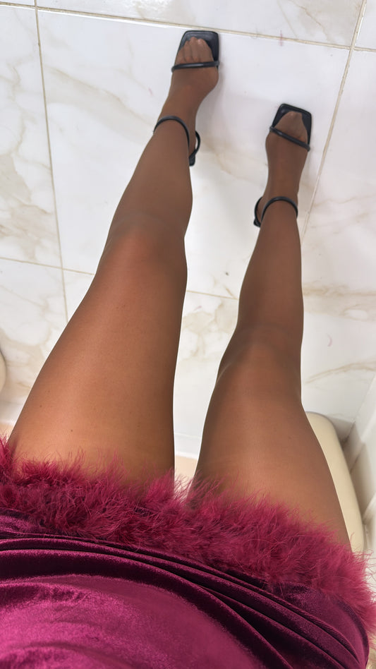 ADELA skin colour sheer tights