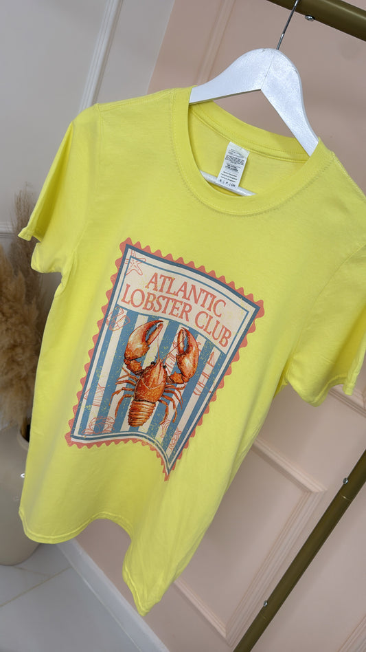 NADINE lemon lobster club slim fit t-shirt