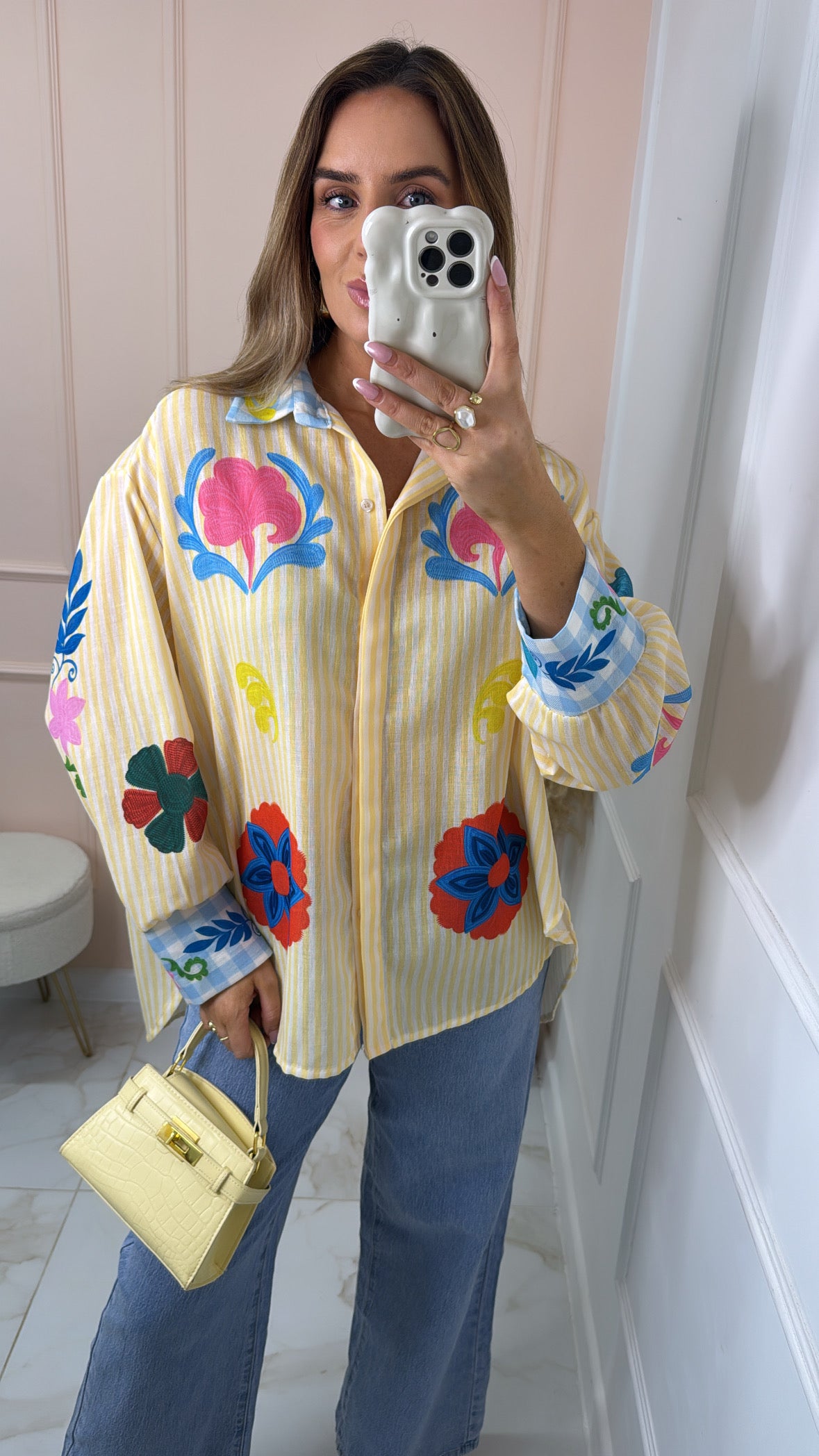 GRACE lemon printed shirt