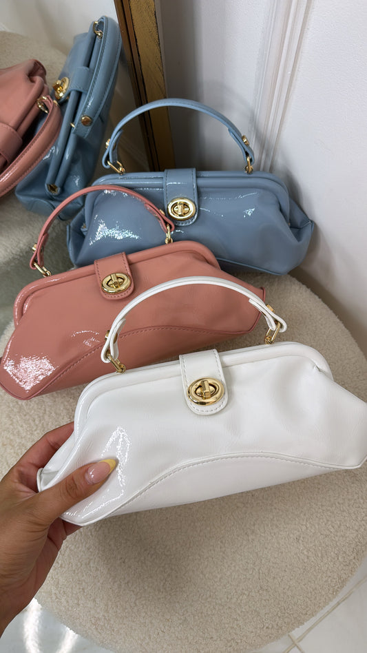 BETHANY white patent grab bag