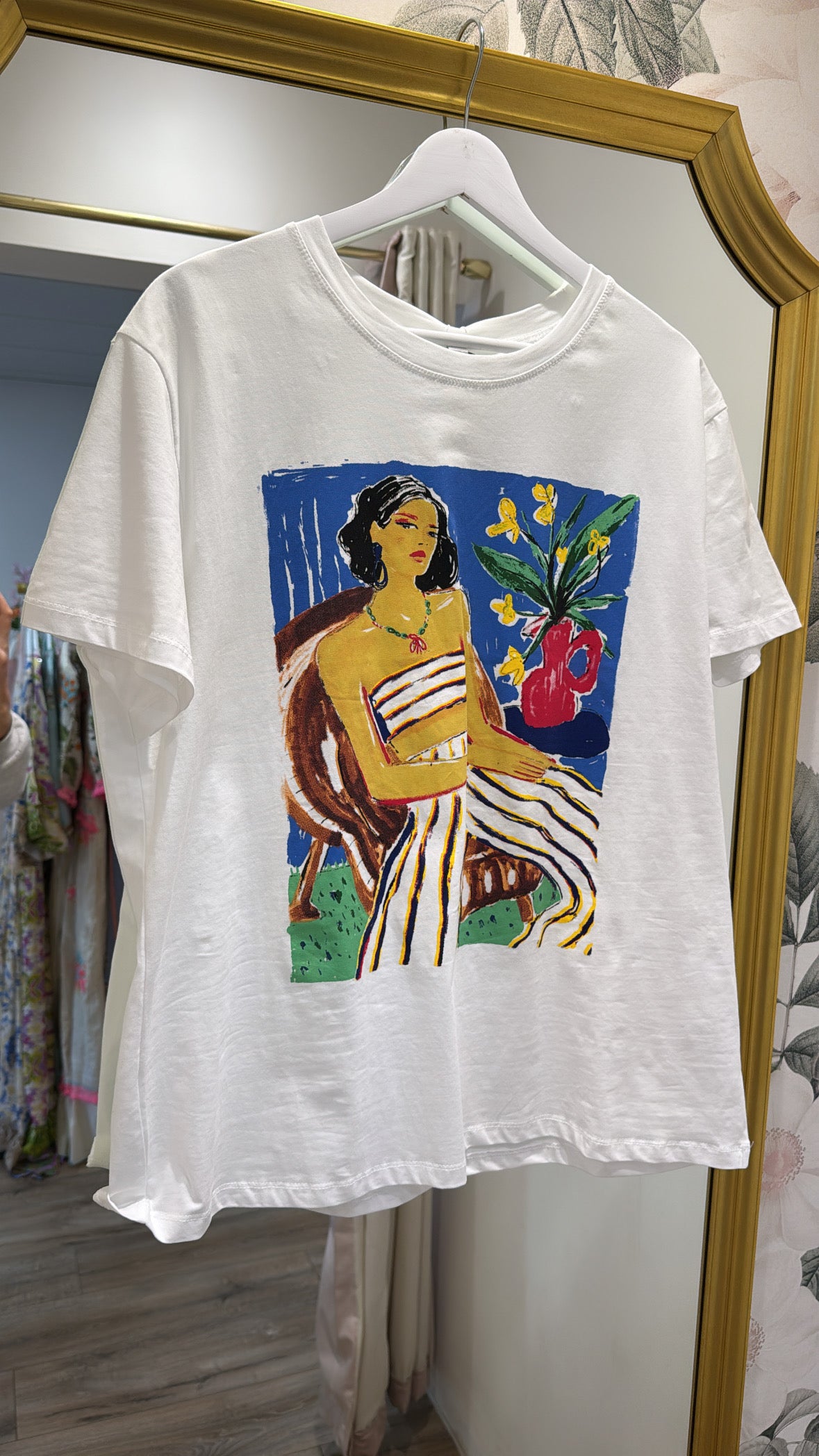 EVERLY abstract printed tshirt