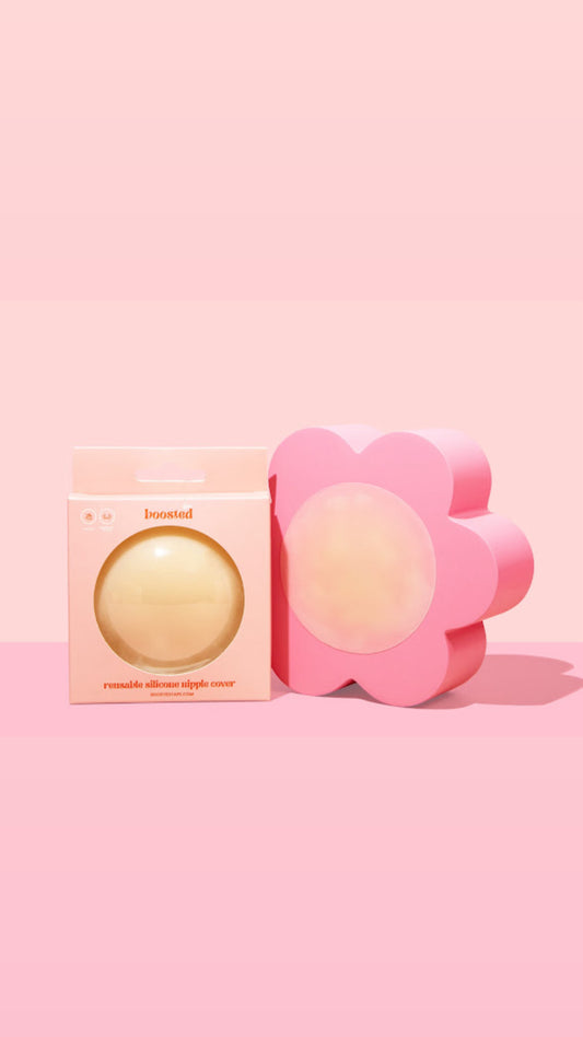 BOOSTED light reusable silicone nipple covers
