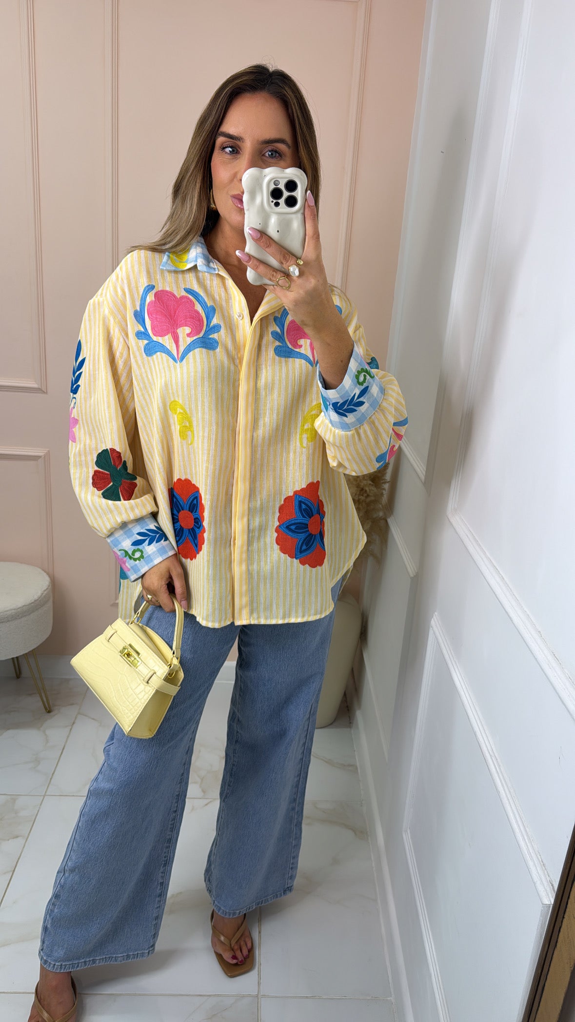 GRACE lemon printed shirt