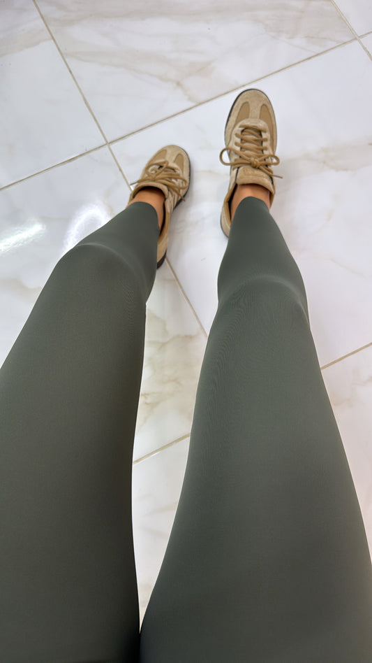 ROMEE khaki high waisted buttery soft leggings