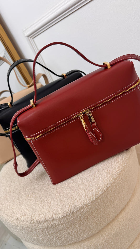 LEIGH cherry vanity crossbody bag