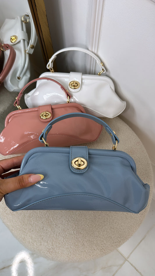 BETHANY blue patent grab bag