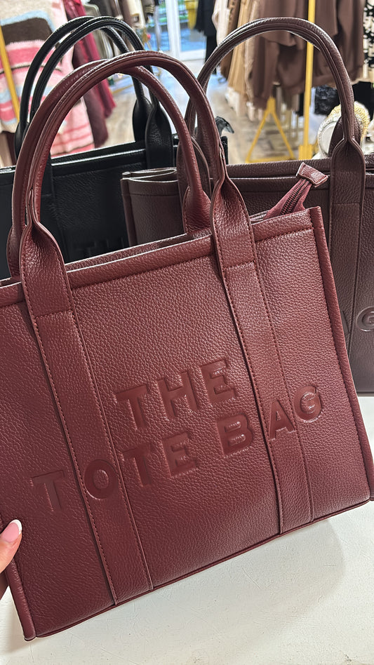 MABEL wine large tote bag